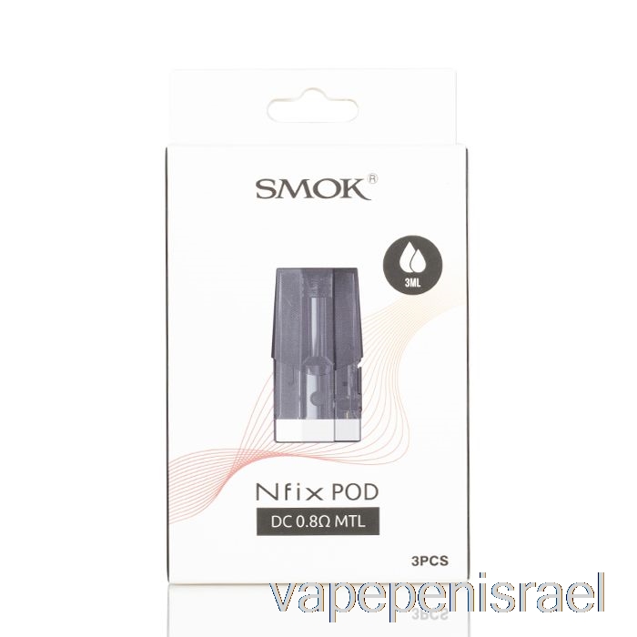 תרמילים להחלפה של Vape Israel Smok Nfix 1.0ohm Sc Mtl Pods